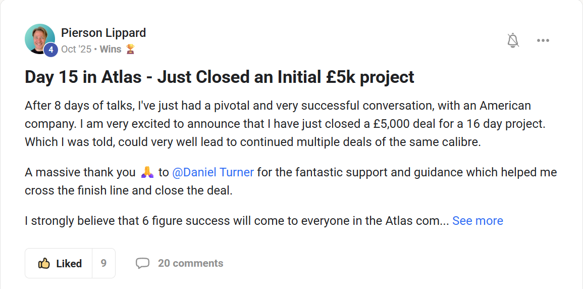 Pierson Lippard: a £5,000 project closed on day 15